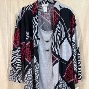 ALFRED DUNNER WOMAN'S TOP, SIZE 2X